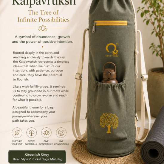 Greenish Grey – Basic Style Yoga Bag