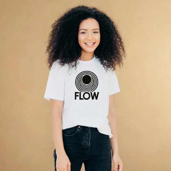 flow white t-shirt 5 model f