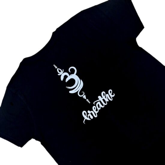 om breathe black t-shirt 2 45